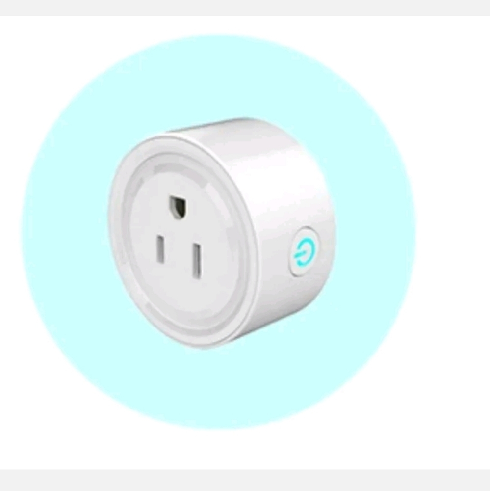 Mini Wifi Smart White Plug Outlet Switch Socket Voice Control Compatible. NIB